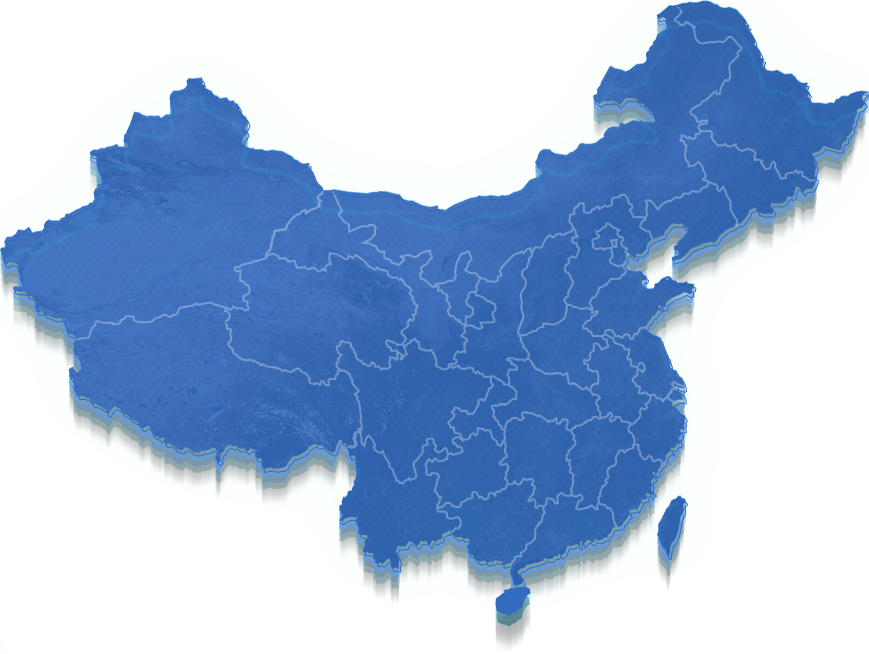 中国业务分布地图